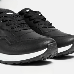 Comfort Stride Leather Sneakers