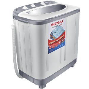 Sonai Washing Machine , AL HANEM , Half Automatic WM , 9 KG , Wash &Spin Timer, MAR-299